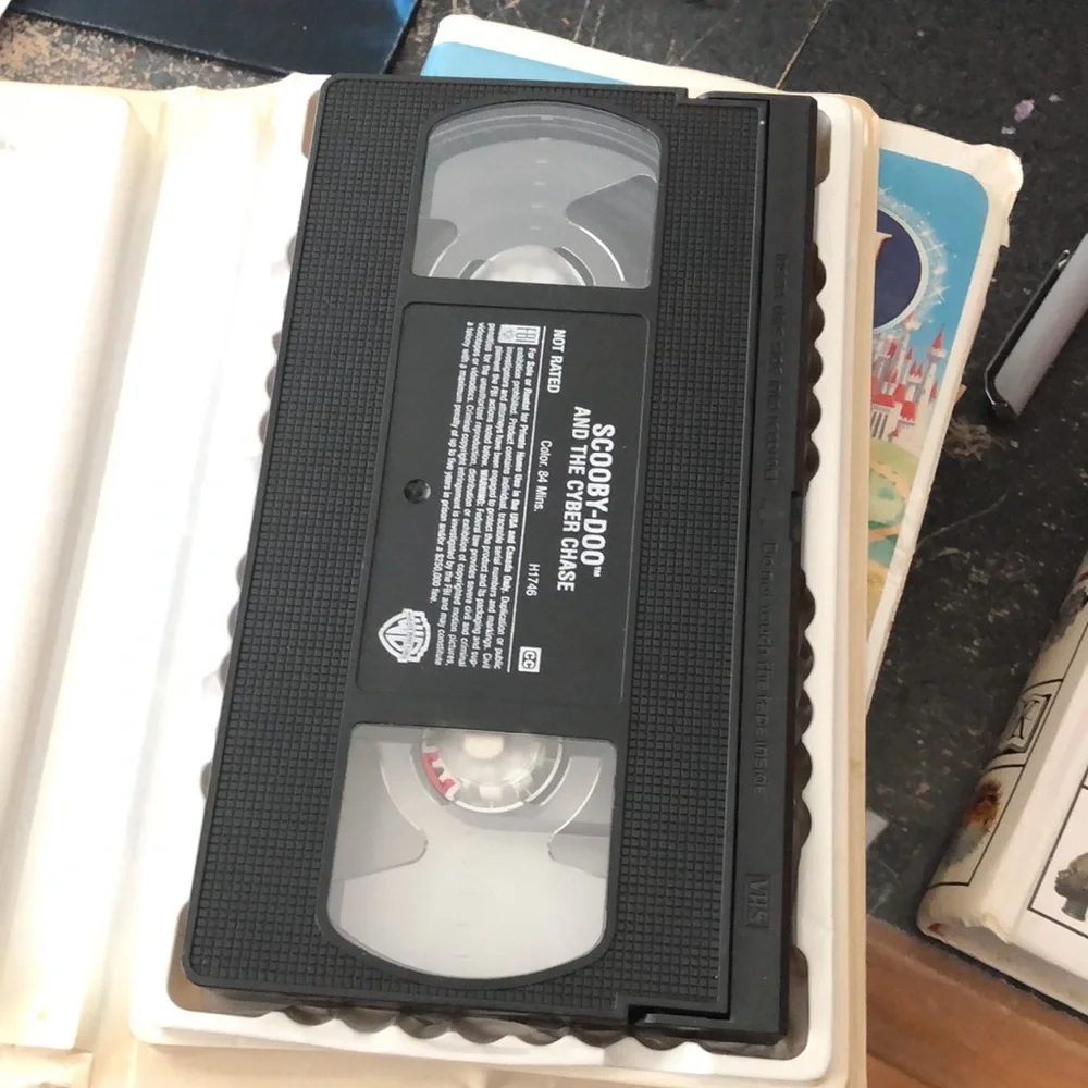 Scooby-Doo VHS tape Cyber chase
